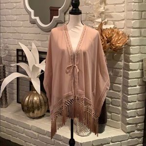 Chico’s beautiful nude colored wrap blouse!